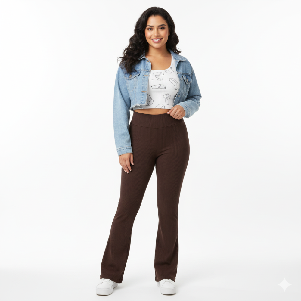 Colección de temporada Pantalón bota campana